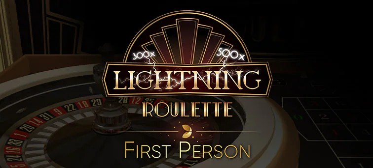 First Person Lightning Roulette slot icon by Evolution, available at National Casino
