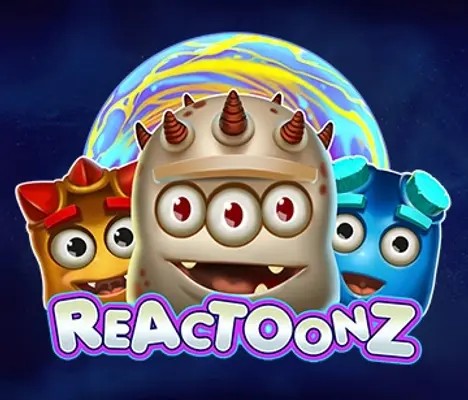 Reactoonz slot icon by Play’n GO, available at National Casino